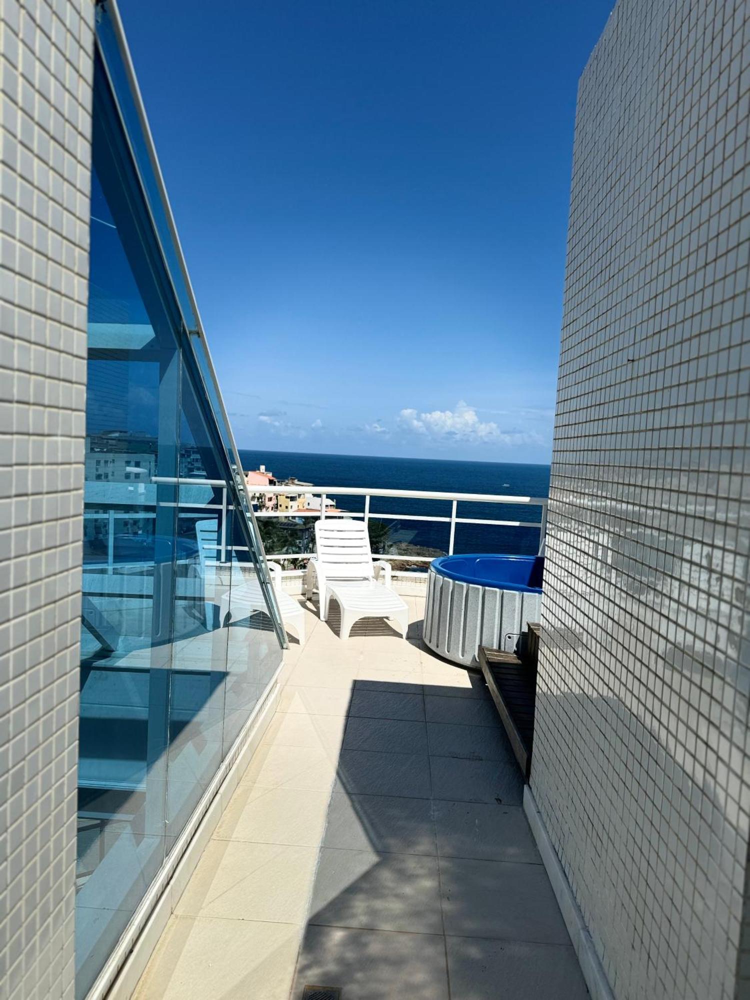 Cobertura Duplex Com Vista Mar! Apartment Salvador Exterior photo