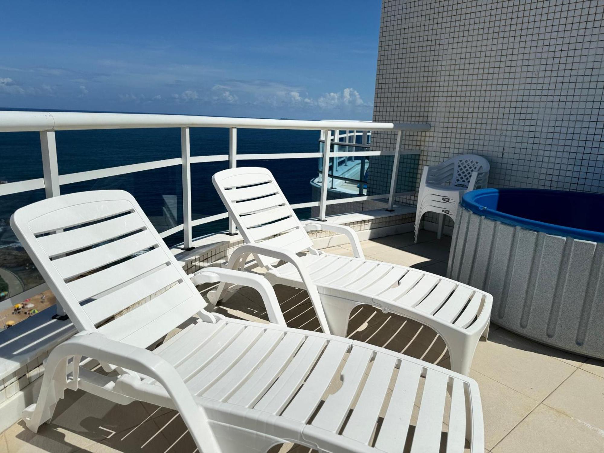 Cobertura Duplex Com Vista Mar! Apartment Salvador Exterior photo
