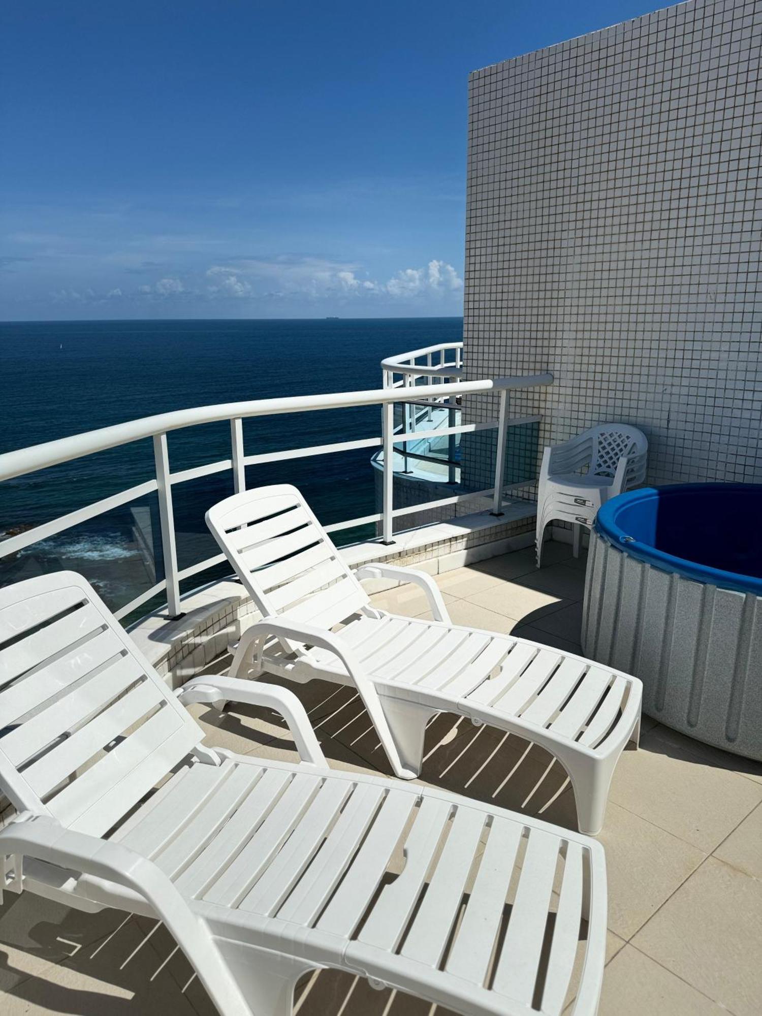 Cobertura Duplex Com Vista Mar! Apartment Salvador Exterior photo
